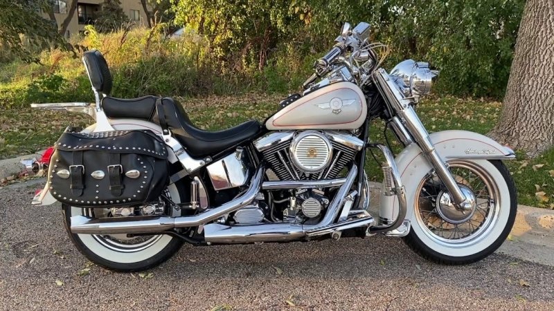 Harley-Davidson Softail на разборе